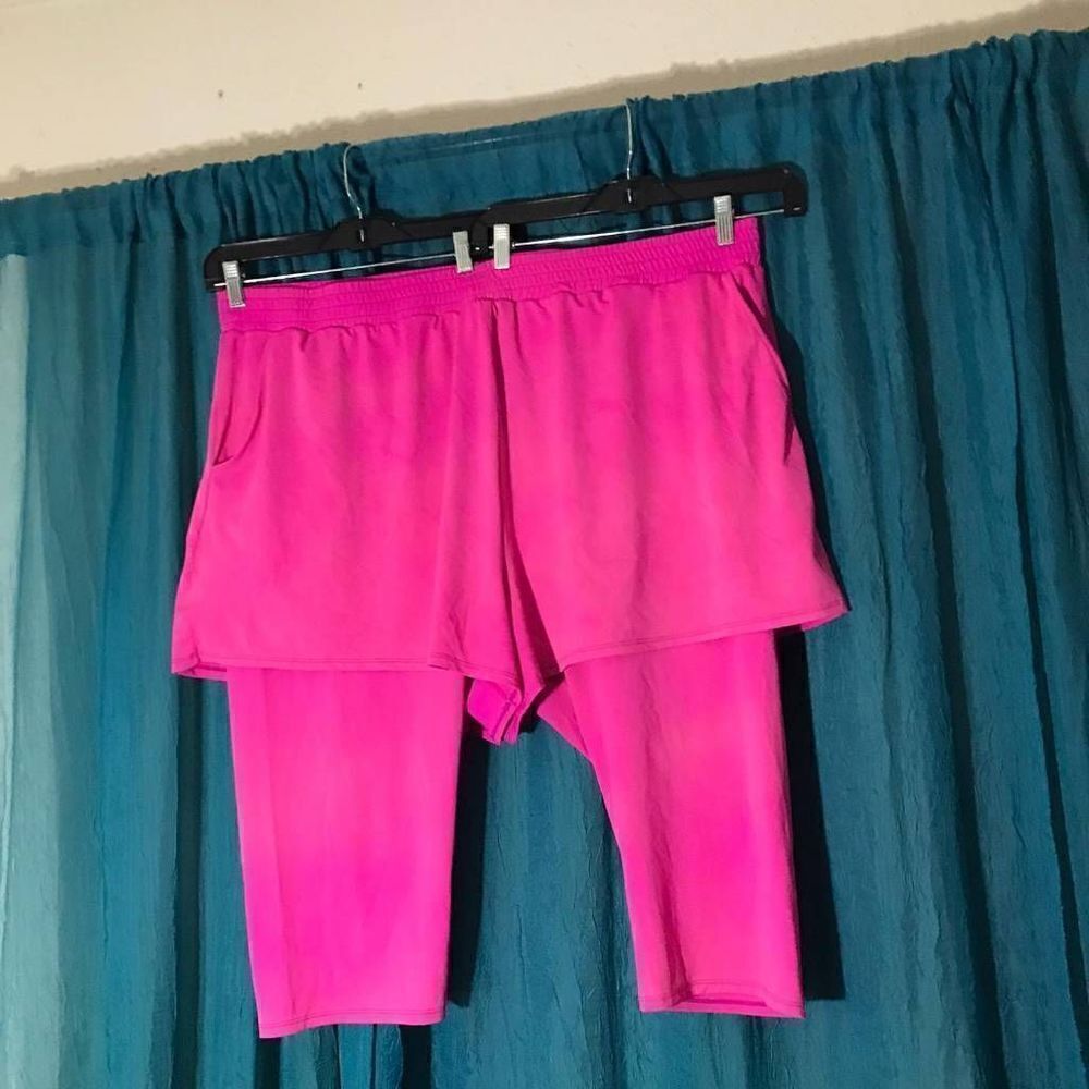 Swimsuits For All Hot Pink Swomming Capris Size 30